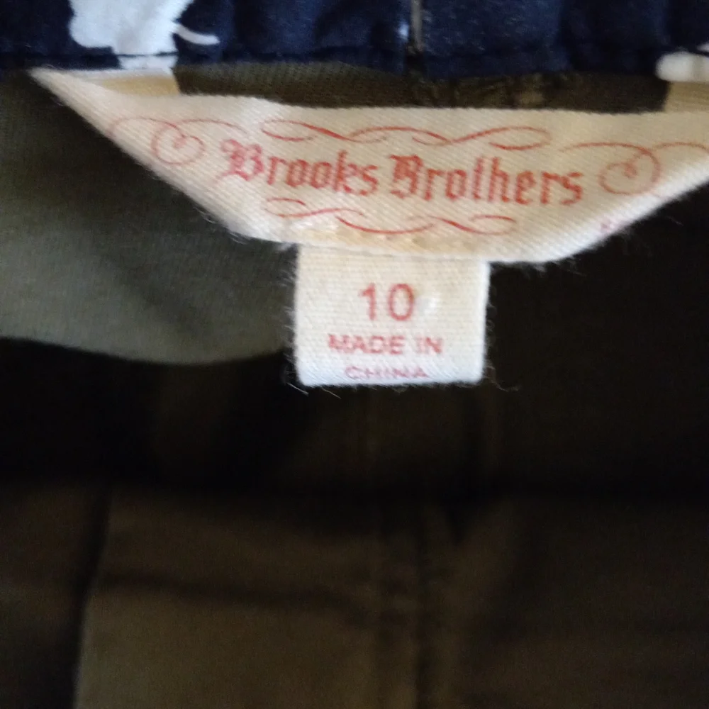 Brooks Brothers women's tan size 10 skirt front zip